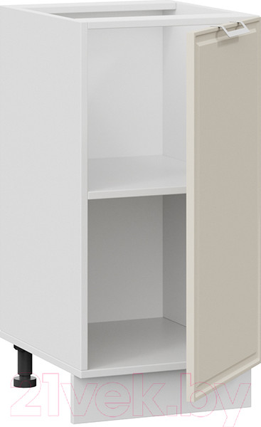 Изображение товара Шкаф-стол кухонный ТриЯ Белладжио 1Н4 (белый/софт панакота)