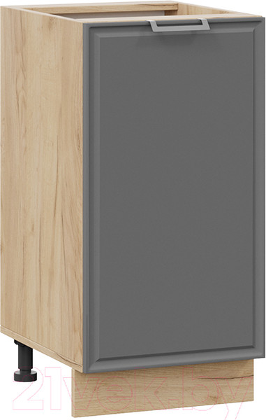 Изображение товара Шкаф-стол кухонный ТриЯ Белладжио 1Н4 (дуб крафт золотой/софт графит)