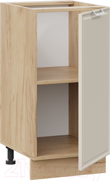 Изображение товара Шкаф-стол кухонный ТриЯ Белладжио 1Н4 (дуб крафт золотой/софт панакота)