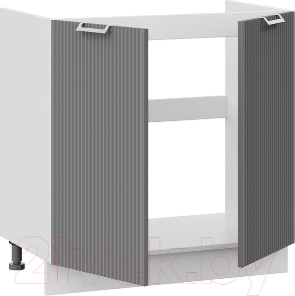 Изображение товара Шкаф под мойку ТриЯ Кимберли 1Н8М (белый/титан)