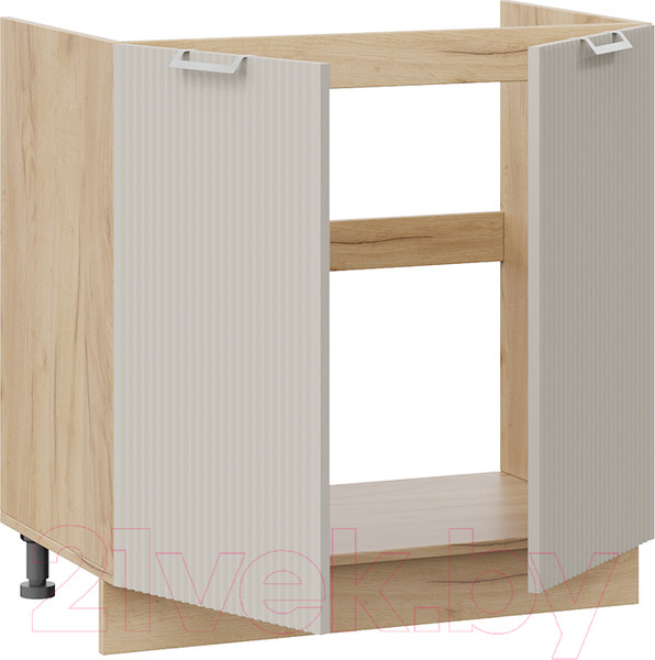 Изображение товара Шкаф под мойку ТриЯ Кимберли 1Н8М (дуб крафт золотой/крем)