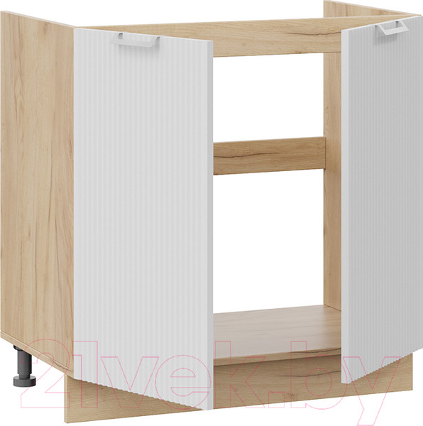 Изображение товара Шкаф под мойку ТриЯ Кимберли 1Н8М (дуб крафт золотой/сноу)