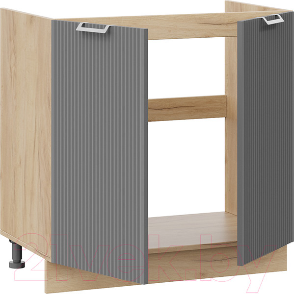Изображение товара Шкаф под мойку ТриЯ Кимберли 1Н8М (дуб крафт золотой/титан)