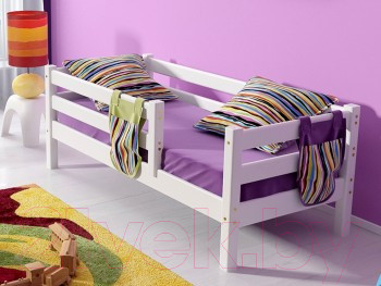 Изображение товара Кровать-тахта детская Мебельград Соня 70x160 (белый)