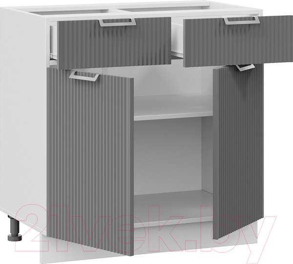 Изображение товара Шкаф-стол кухонный ТриЯ Кимберли 1Н8Я1 (белый/титан)