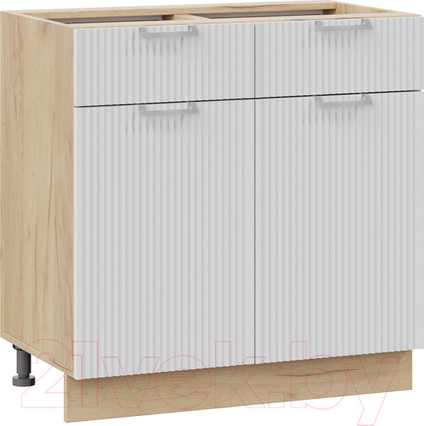 Изображение товара Шкаф-стол кухонный ТриЯ Кимберли 1Н8Я1 (дуб крафт золотой/сноу)