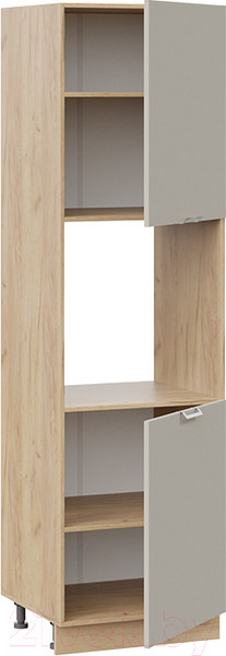 Изображение товара Шкаф-пенал кухонный ТриЯ Кимберли 1П6 (дуб крафт золотой/кремовый)