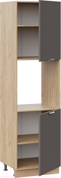 Изображение товара Шкаф-пенал кухонный ТриЯ Кимберли 1П6 (дуб крафт золотой/муссон)