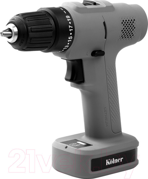 Изображение товара Аккумуляторная дрель-шуруповерт Kolner KCD 12/2BL (серый)