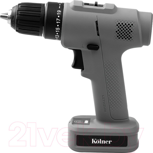Изображение товара Аккумуляторная дрель-шуруповерт Kolner KCD 12/2BL (серый)