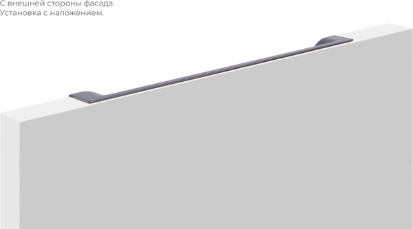 Изображение товара Ручка для мебели Boyard Adam RT021GR.1/000/160