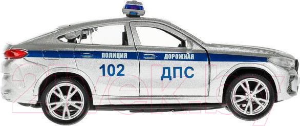 Изображение товара Автомобиль игрушечный Технопарк BMW X6 MK3 G06 Полиция / X6-12SLPOL-SR