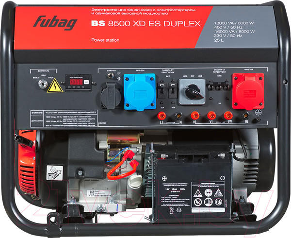 Изображение товара Бензиновый генератор Fubag BS 8500 XD ES Duplex (641090)