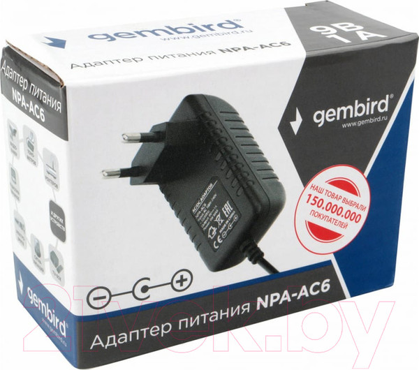 Изображение товара Зарядное устройство сетевое Gembird NPA-AC6