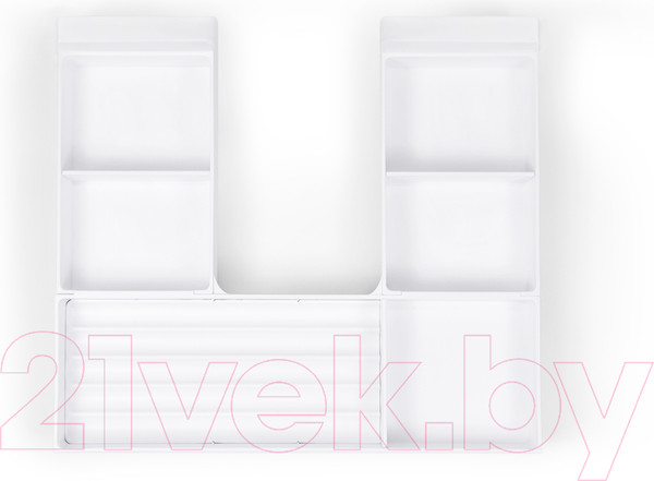 Изображение товара Органайзер для столовых приборов Boyard Старт с держателем задней стенки под мойку / SBH70/W