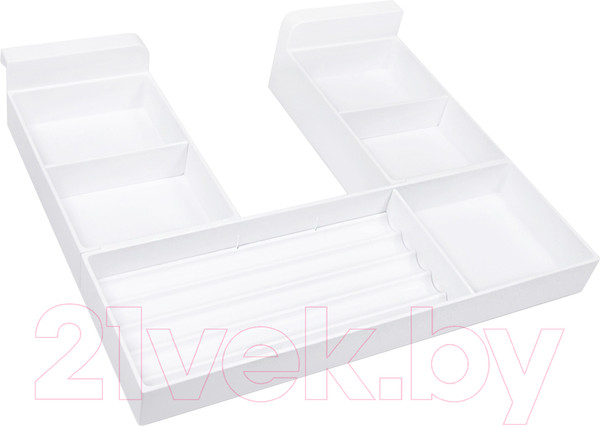 Изображение товара Органайзер для столовых приборов Boyard Старт с держателем задней стенки под мойку / SBH70/W