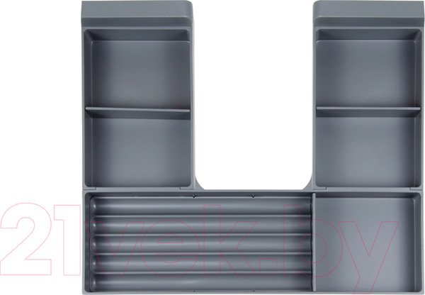 Изображение товара Органайзер для столовых приборов Boyard Старт с держателем задней стенки под мойку / SBH70/GRPH