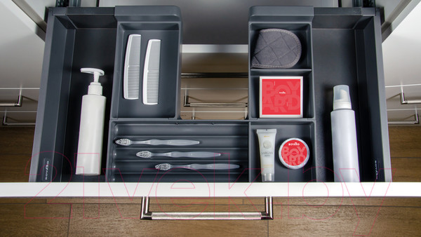 Изображение товара Органайзер для столовых приборов Boyard Старт с держателем задней стенки под мойку / SBH70/W