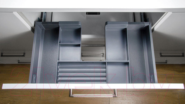 Изображение товара Органайзер для столовых приборов Boyard Старт с держателем задней стенки под мойку / SBH70/W