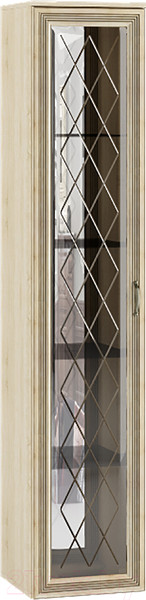 Изображение товара Шкаф-пенал с витриной Тэкс Ливорно ЛШ-7 (дуб сонома)