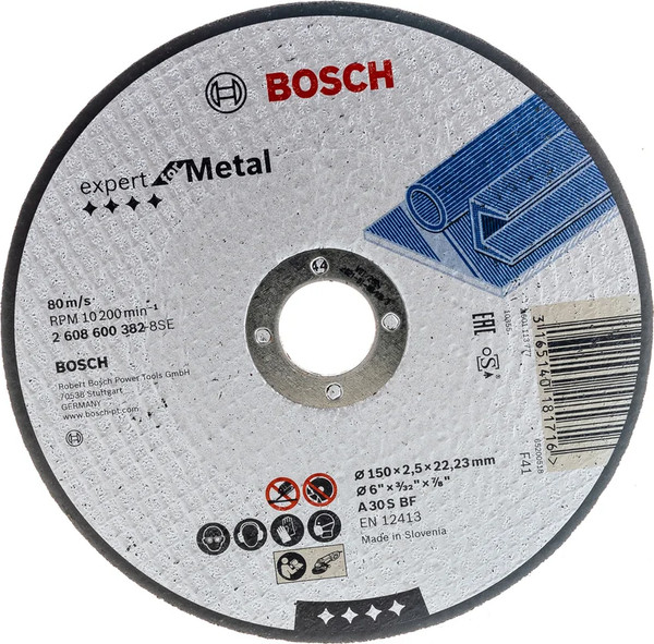 Изображение товара Отрезной диск Bosch 2.608.600.382