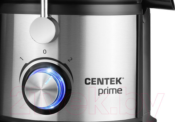 Изображение товара Соковыжималка электрическая Centek CT-1214 (черный/сталь)