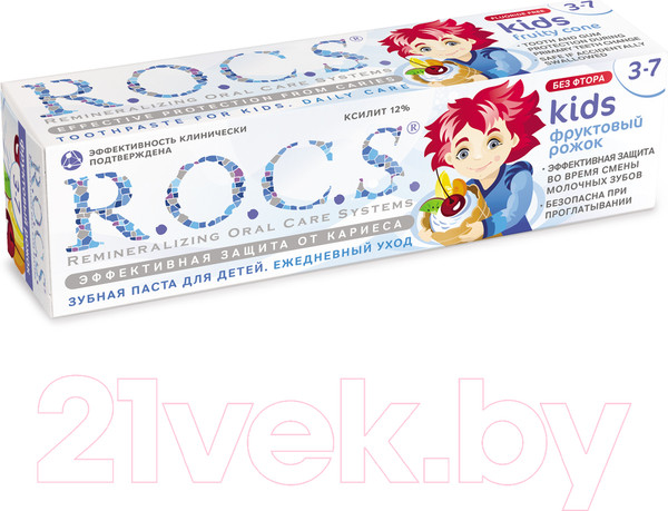 Изображение товара Зубная паста R.O.C.S. Kids Фруктовый рожок (45г)