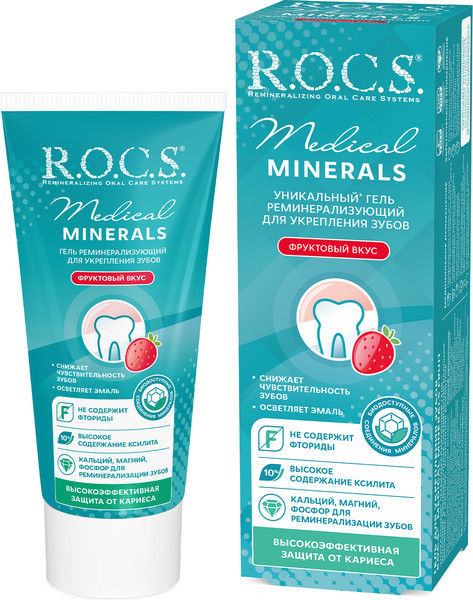 Изображение товара Гель для укрепления эмали R.O.C.S. Medical Minerals Fruit (45г)