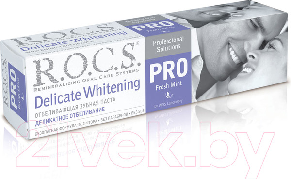 Изображение товара Зубная паста R.O.C.S. Pro Fresh Mint деликатное отбеливание (135г)