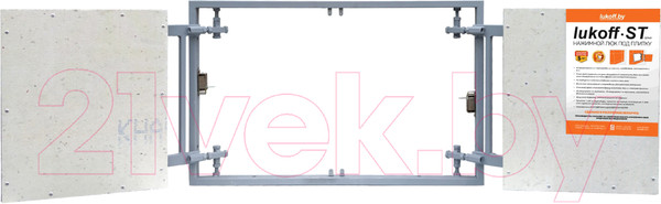 Изображение товара Люк под плитку Lukoff ST двухдверный 80x80