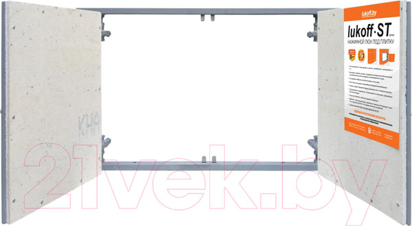 Изображение товара Люк под плитку Lukoff ST двухдверный 90x60