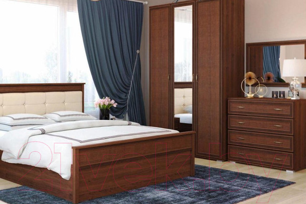 Изображение товара Шкаф Тэкс Ливорно ЛШ-24 3-х створчатый (орех донской)