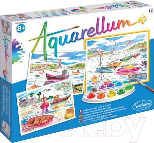 Изображение товара Набор для творчества SentoSphere Aquarellum Кораблики / 6190