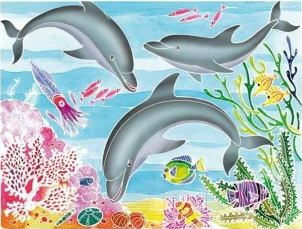 Изображение товара Набор для творчества SentoSphere Aquarellum Дельфины / 6220