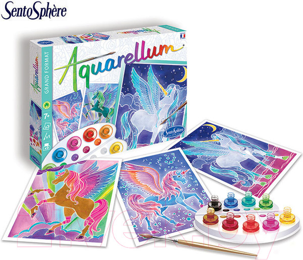 Изображение товара Набор для творчества SentoSphere Aquarellum Пегасы / 6320