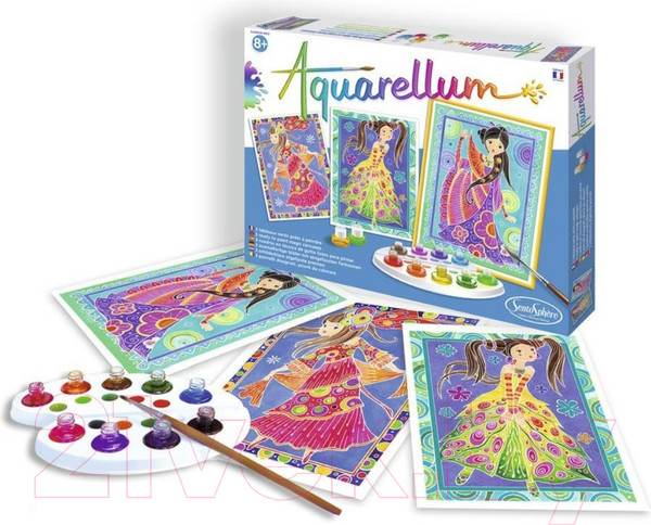 Изображение товара Набор для творчества SentoSphere Aquarellum Модницы / 6330