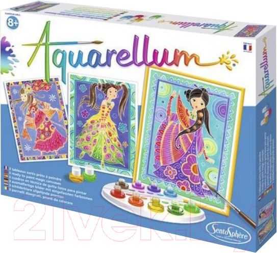 Изображение товара Набор для творчества SentoSphere Aquarellum Модницы / 6330
