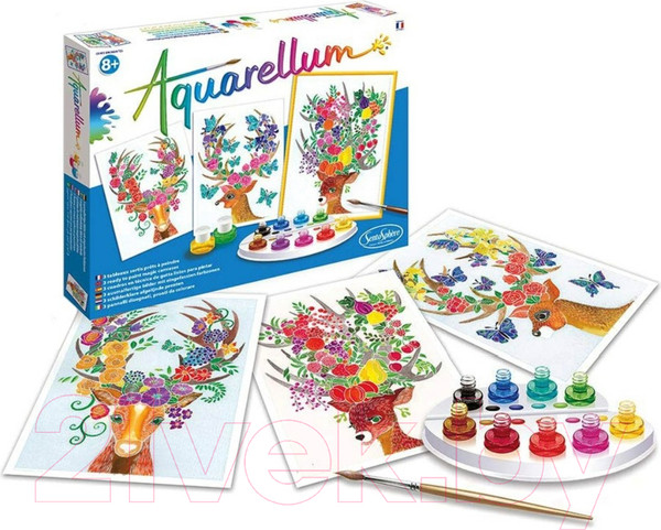 Изображение товара Набор для творчества SentoSphere Aquarellum Олени / 6396