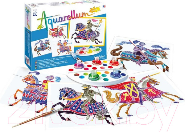 Изображение товара Набор для творчества SentoSphere Aquarellum Рыцари / 695