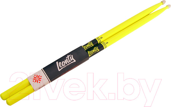 Изображение товара Барабанные палочки Leonty Fluorescent Lemon 5A / LFL5A