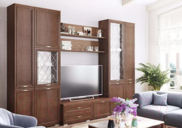 Изображение товара Шкаф-пенал Тэкс Ливорно ЛШ-1 (орех донской)