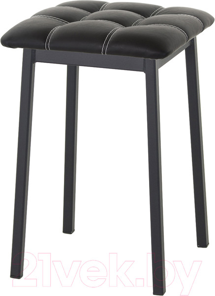 Изображение товара Табурет AMC Comfort 7К1.1 (кожзам черный/черный)