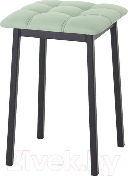 Изображение товара Табурет AMC Comfort 7К1.10 (кожзам мятный/черный)