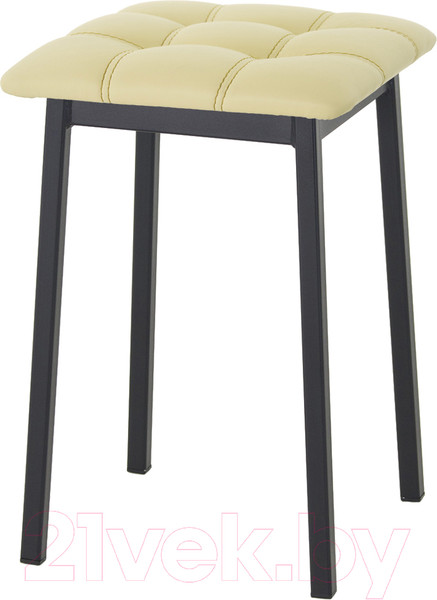 Изображение товара Табурет AMC Comfort 7К1.15 (кожзам светло-желтый/черный)