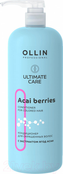Изображение товара Кондиционер для волос Ollin Professional Ultimate Care Для окрашенных волос с экстрактом ягод асаи (1л)