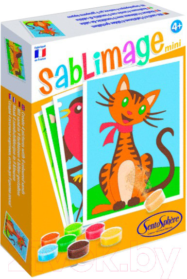 Изображение товара Набор для творчества SentoSphere Песочные мини-картинки. Милые друзья / 8100