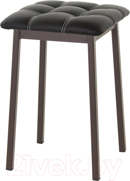 Изображение товара Табурет AMC Comfort 7К2.1 (кожзам черный/коричневый)