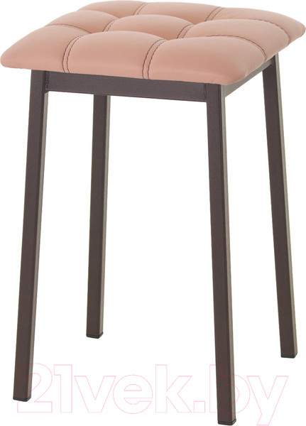 Изображение товара Табурет AMC Comfort 7К2.7 (кожзам коралл/коричневый)