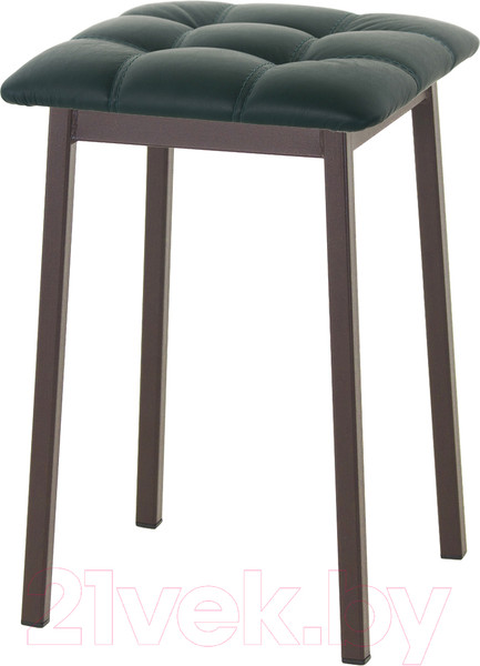 Изображение товара Табурет AMC Comfort 7К2.9 (кожзам зеленый/коричневый)