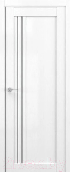 Изображение товара Дверь межкомнатная Deform V9 ДО 70x200 (вайт вуд/стекло матовое)